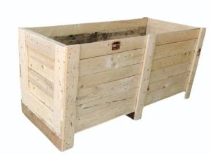 Pinewood Brown Pine Wooden Pallet Box, Shape : Rectangular