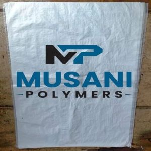 Plain PP Woven Net Roll Packaging Bags Standard Bottom Stitched