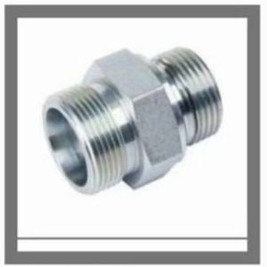 Polished Metal Hydraulic Hose Adapter, Color : Grey