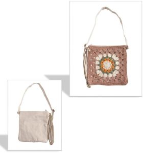 Cotton Artful Edge Sling Bag