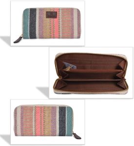 Ladies Cotton Lurex Wallet, Color : Multi Color Modern