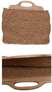 Raffia Breeze Clutch