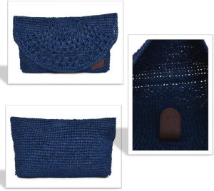 Raffia Chic Clutch