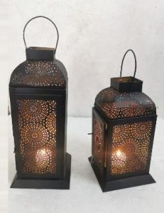 16X16X48 cm Iron Hanging Lantern