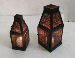 23X23X41  cm Iron Hanging Lantern