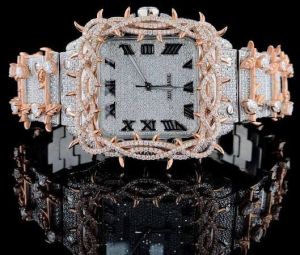 14k Rose Gold Diamond Watch