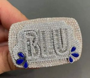 Cushion Cut Moissanite Diamond Ring