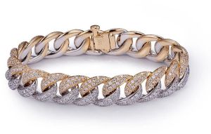 Gold Plated Vvs Moissanite Diamond Bracelet