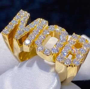 Gold White Diamond Ring