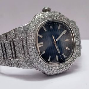 Men Moissanite Diamond Watch