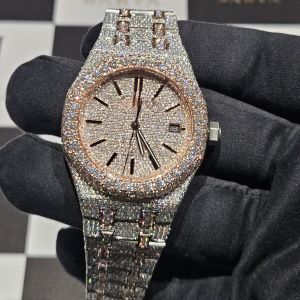 Round Moissanite Diamond Watch