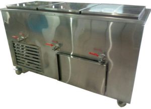 Automatic Electric Milk Chiller, Color : Grey