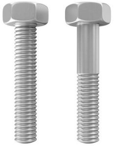 5/16 Inch Mild Steel Hex Bolt