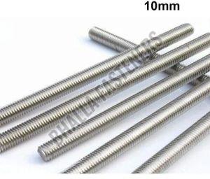 10 Mm Mild Steel Threaded Rod For Fitting Use