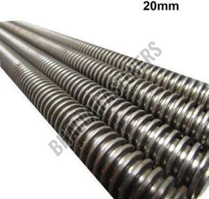 20 Mm Mild Steel Threaded Rod For Fitting Use