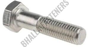 Polished 3/8 Mild Steel Hex Bolts, Color : Shiny Silver For Fittings