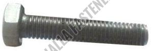 Polished 5/8 Inch Mild Steel Hex Bolt, Color : Metallic