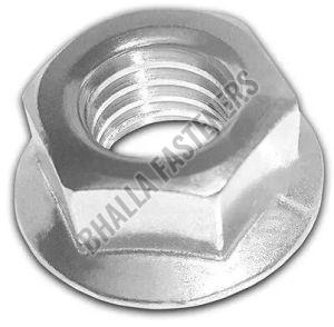 8 Mm Mild Steel Hex Flange Nut