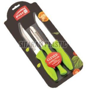 3 Pcs Micro Plus Clever Stainless Steel Kitchen Knife Set