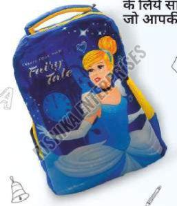 Printed Nylon School Bags, Color : Multicolor Standard