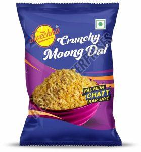 Swechha Crunchy Moong Dal Namkeen, Color : Yellow, Taste : Salty