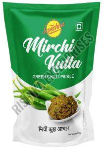 Swechha Mirchi Kutta Pickle, Color : Green Preserved