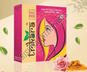 Trikara Face Pack, Color : Yellow, Form : Paste