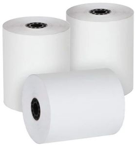 Cash Register Paper Roll, Color : White