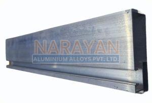 Plain 34mm Aluminium Exterior Sliding Window Section, Color : Silver