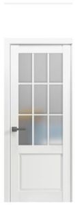 Frosted Glass UPVC French Single Door