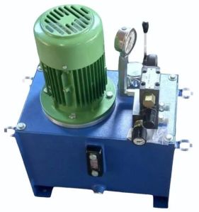 Manual Mild Steel Hydraulic Power Pack, Power : 8 HP For Industrial