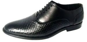 Mens Shiny Lace Up Leather Shoes Party Wear, Lining Material : PU