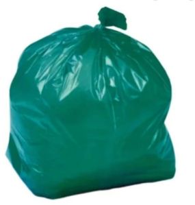 Green Plastic Garbage Bags