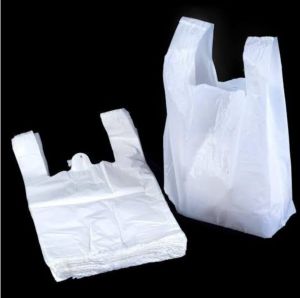 White Plastic Carry Bags