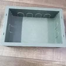 Grey 12 Modular PVC Concealed Box