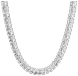 Silver CZ Diamond Chain