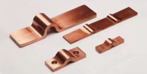 Polished copper busbar