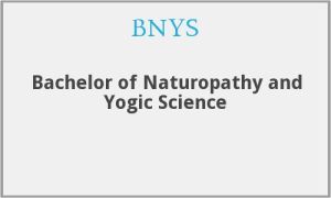 Bachelor Of Naturopathy Yogic Science Course