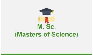 M Sc Master Of Science Course