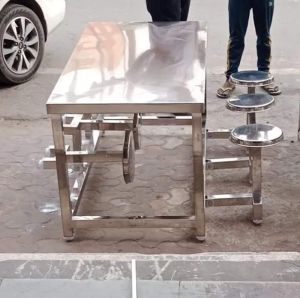 Stainless Steel Canteen Table