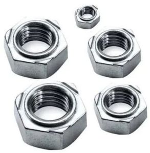 Polished Stainless Steel Socket Weld Nut Bolts, Color : Silver