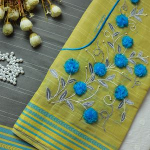 Cotton Sarees with Designer Blouses