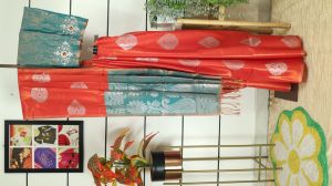 Semi Silk Sarees with Designer Blouses