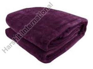 Harshit International Polyster Plain Winter Blanket, Color : Black, Blue, Green, Pink, Red, White