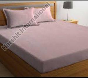 Harshit International Woolen Plain Bedsheet 108*108