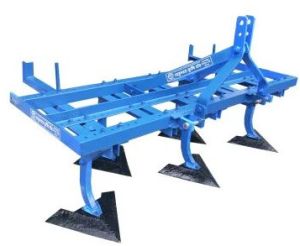 7 Tynes Mild Steel Agriculture Cultivator, Color : Blue