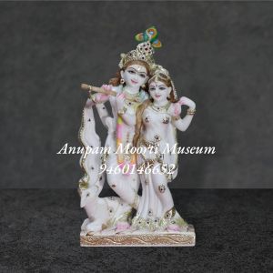 Marble Jugal Jodi Statue