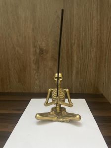 Brass Skeleton Incense Burner