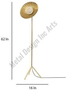 Plain Polished Metal Floor Lamp 41 X 41 X 158 Cm Height For Wedding, Lighting, Decoration, Party