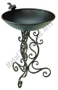 Metal Ornate Bird Bath